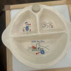 Little Boy Blue Ceramic Dish April 1946